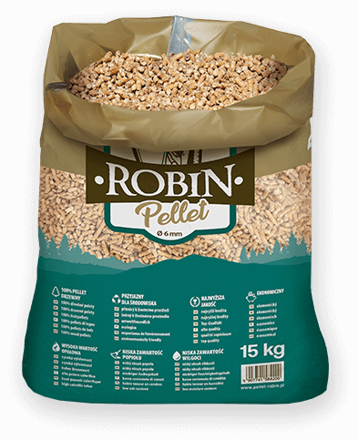 worek pelletu opałowego Robin do kupienia w Drohiczynie lub sklepie internetowym